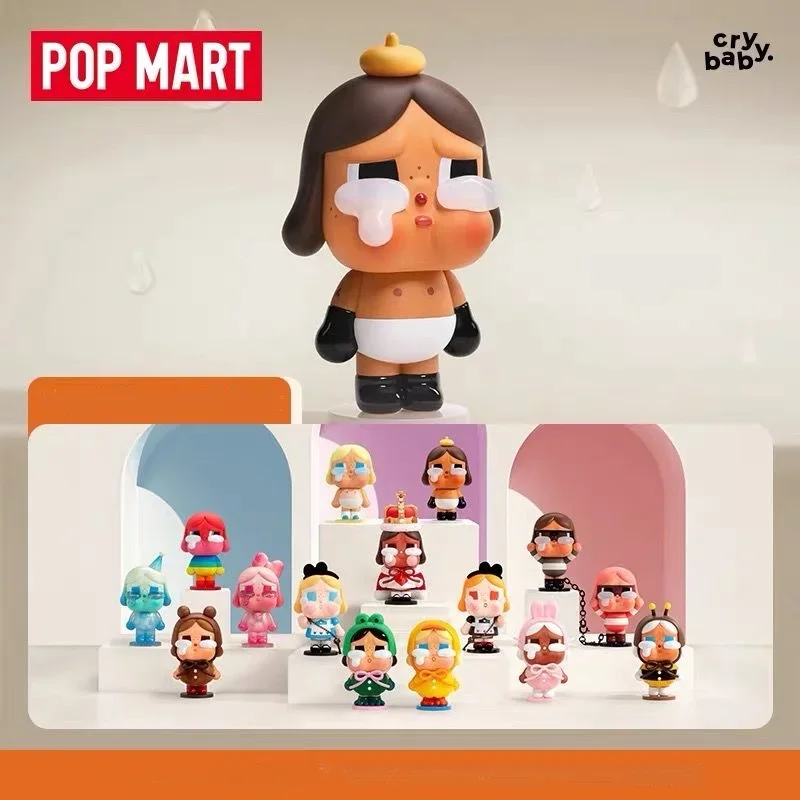 

POP MART CRYBABY CRYING AGAIN Series Аниме Фигурка - Угадай Сумка Украшение Домашний Декор Настольная Кукла Модель для Девочек Подарок