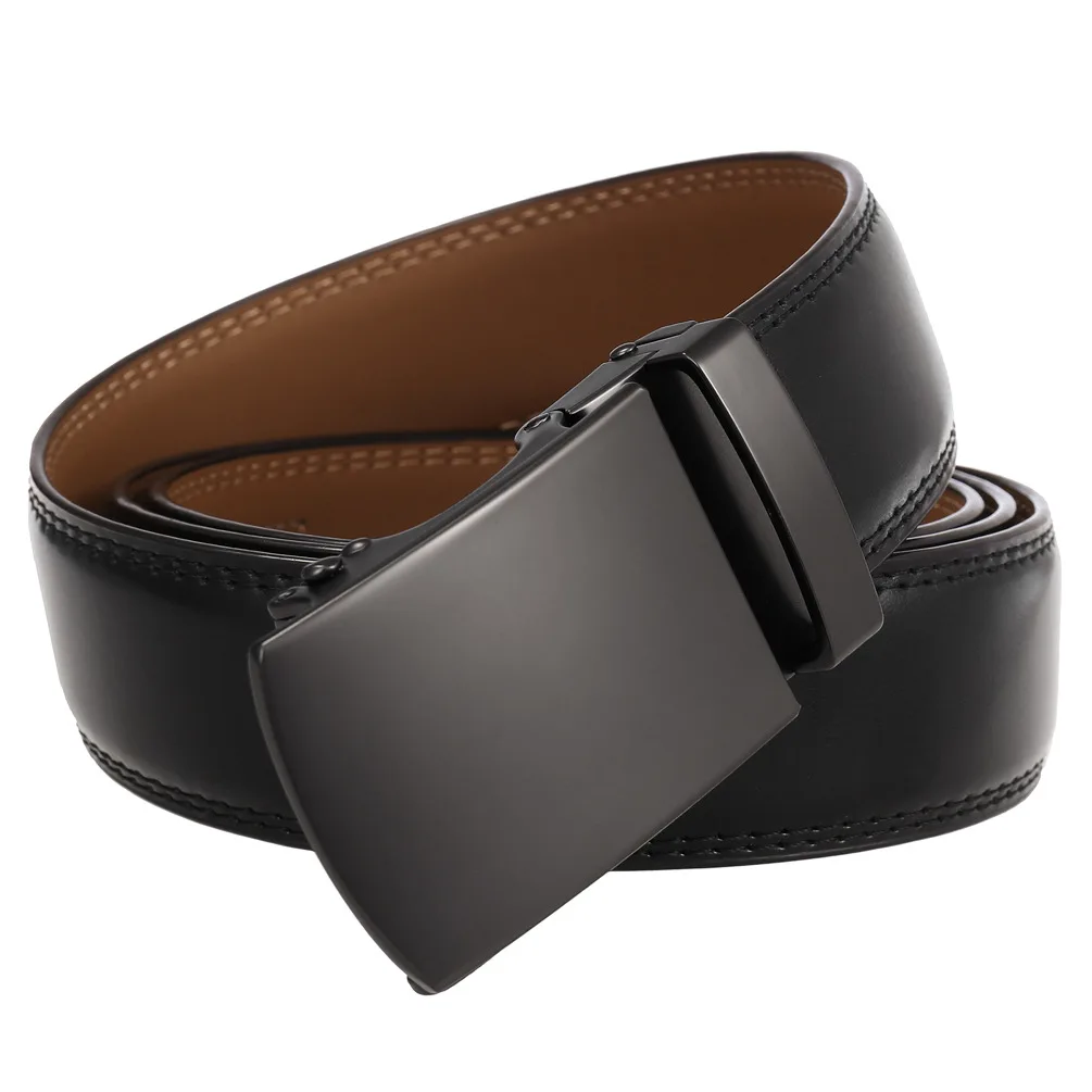 Männer Gürtel Echtes Leder Strap Männlich Bund Automatische Schnalle Business Gürtel für Männer Hohe Qualität Gürtel Gürtel Für Jeans – Detail 31