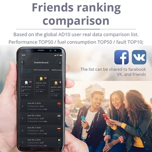 Code Reader car engine failure, ELM327, v2.1, OBD2 Scanner, Bluetooth 4.2, diagnostic scanner, EOBD, Android, iOS 10 Main Sales Automotive Scanner in Portuguese - №3