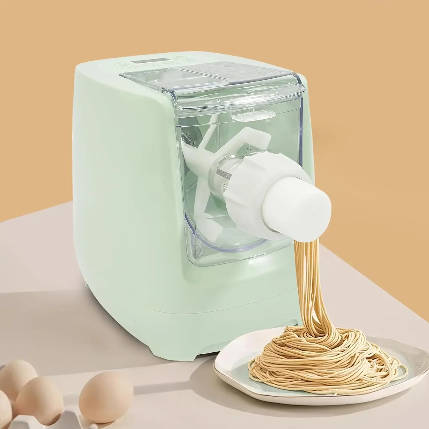 Automatic Electric Pasta Maker, 13 Shape Discs Fast Extrusion Noodle Maker, Pasta Maker Machine for Spaghetti, Dumpling Skins &
