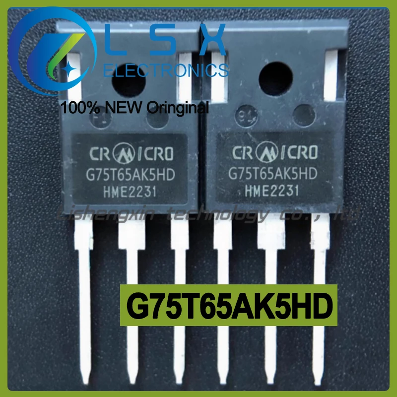 

10pcs CRG75T65AK5HD G75T65AK5HD 75A 650V New and Original