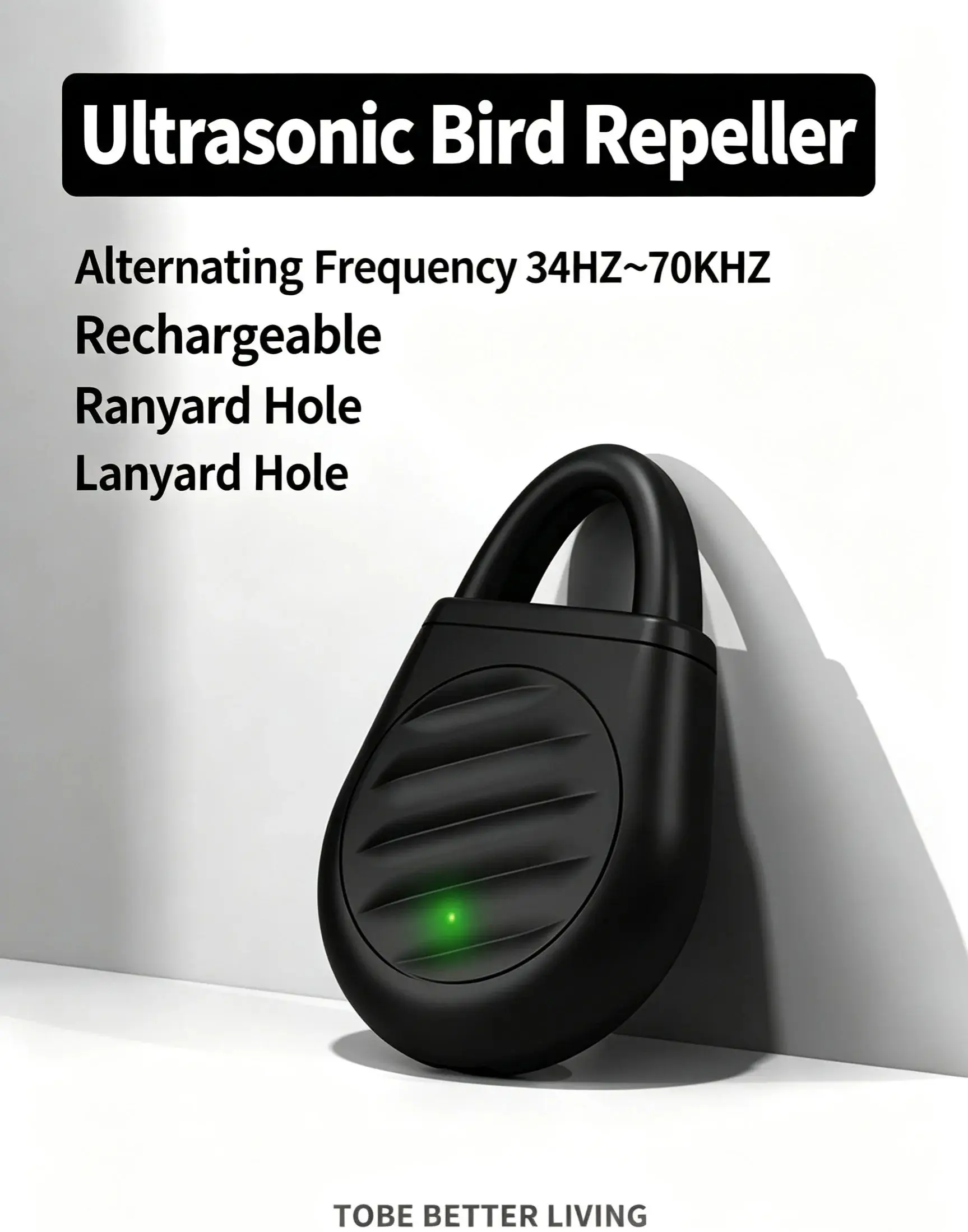 New Ultrasonic Electronic Mosquito Repellent Outdoor Camping Portable Repellent Intelligent  Automatic Mosquito Control Device