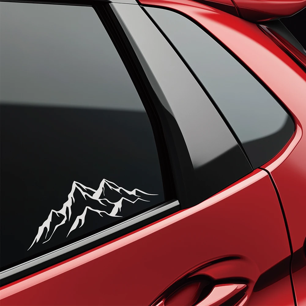 Mountain Range Nature Car Decals Outdoor Adventure Camping Explore Vinyl Stickers Tuning Accessories