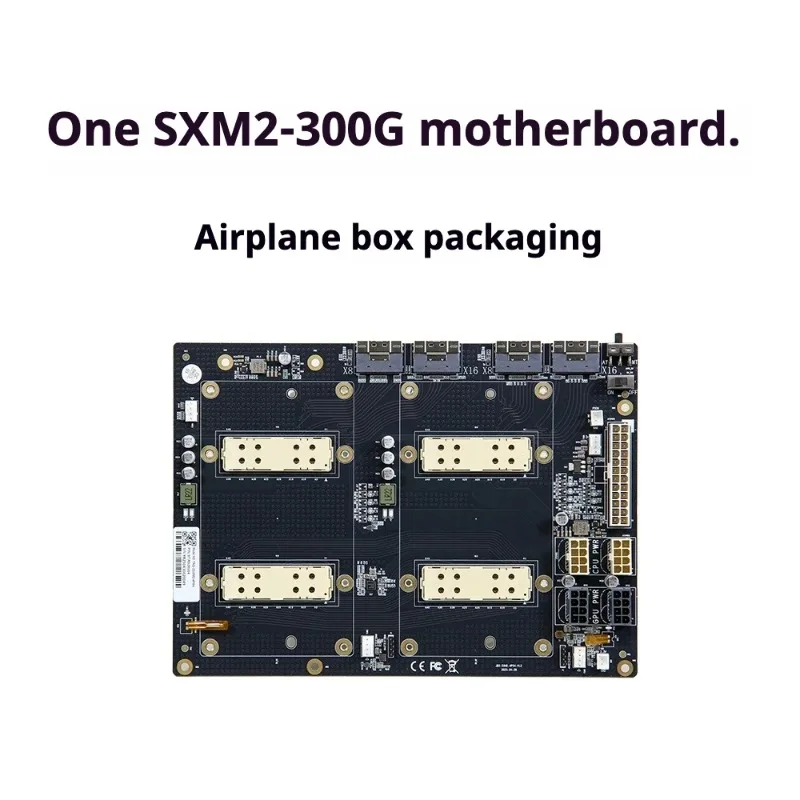 SXM2 Dual Baseplate V100 GPU Through Baseplate 300G Full Bandwidth Server Graphics Card Adapter Stable Operation Durable