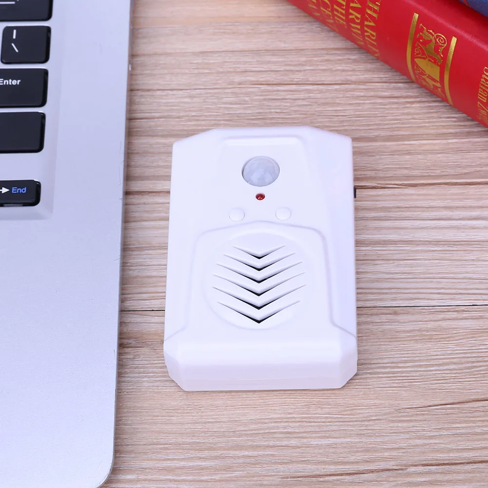 Electric Voice Prompt Doorbell Replaceable Sound Visitor Welcome Doorbell Battery Powered Wireless Burglarproof for Supermarket