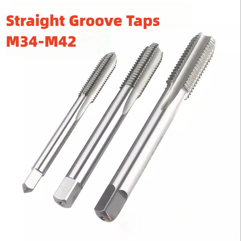 

1PCS HSS Metric /Fine Straight Grooved Flute Tap M34M35M36M37M38M39M40M41M42X4.5/4/3/2/1.5/0.75 Right Hand taps