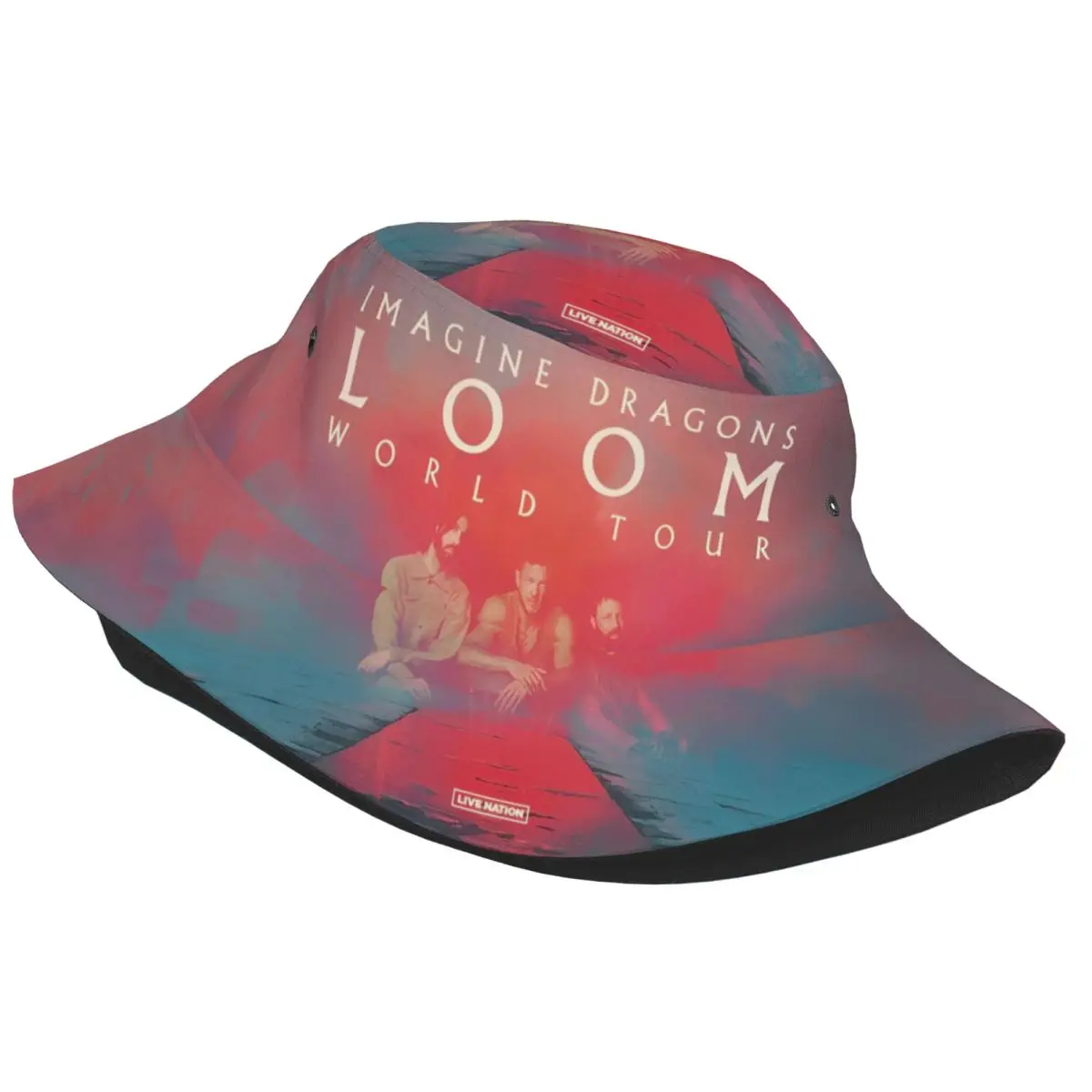 Loom Tour 2024 New Album Bucket Hat Vocation Imagine Dragons Band Field Hat Lightweight Outdoor Sport Fishing Caps Boonie Hat