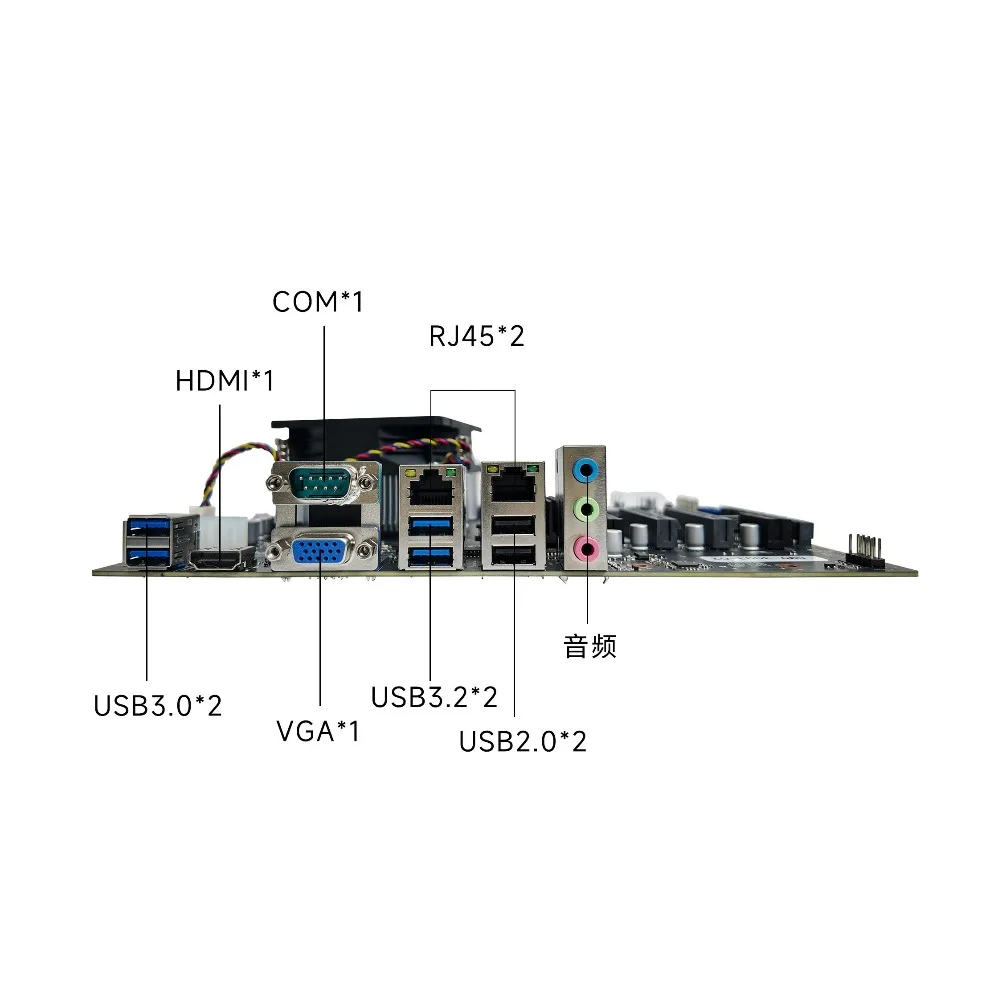 China Made Loongson 3A6000E Mainboard Dual LAN High Performance Custom Motherboard For PC