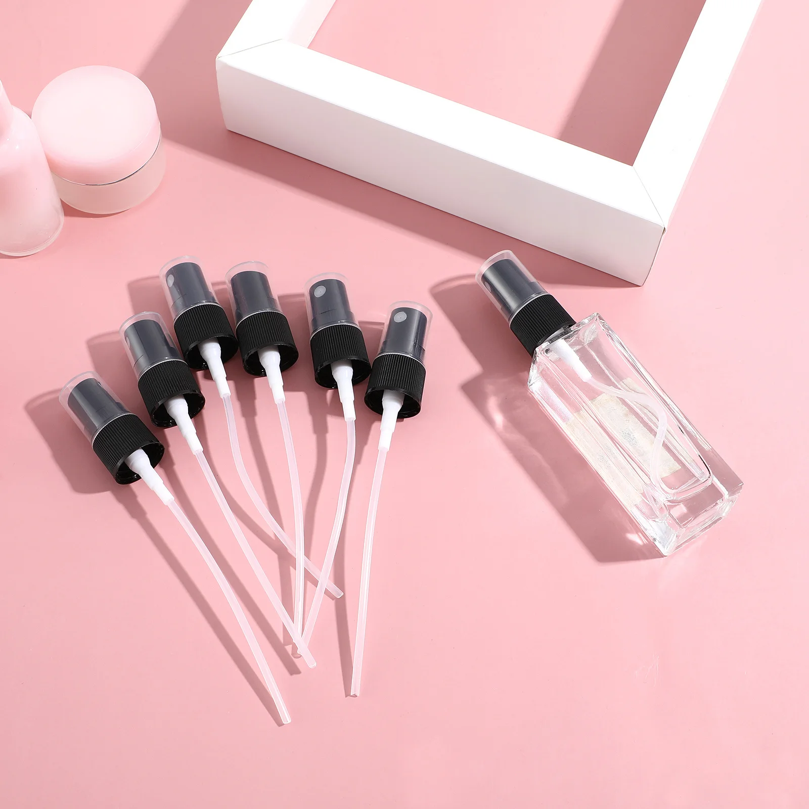 

20Pcs Spray Caps Replacement for Perfume Bottles Mini Spray Top Bottle Head Small Fine Mist Pump Head