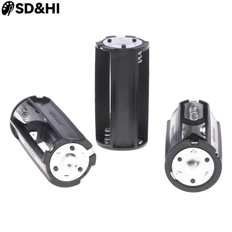 1pc/3pcs AA To D Battery Box 3x AA To D Size Battery Adapter Converter Holder Switcher Case Box For Battery Storage