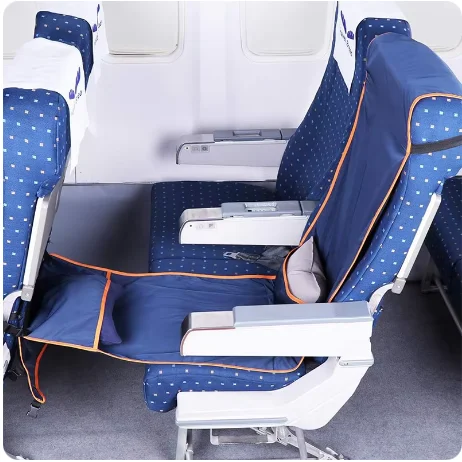 Imagen 2 del producto Reposapiés hamaca percha de pie de viaje para adultos bebé cama para dormir en avión tren autobús coche viajeros hamacas reposapiés pies piernas