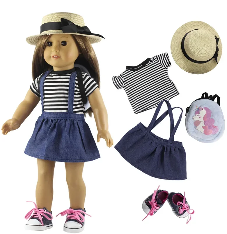 

New 18 inch Doll Clothes Outfit for 18 inch American Doll Many Style for Choice #24