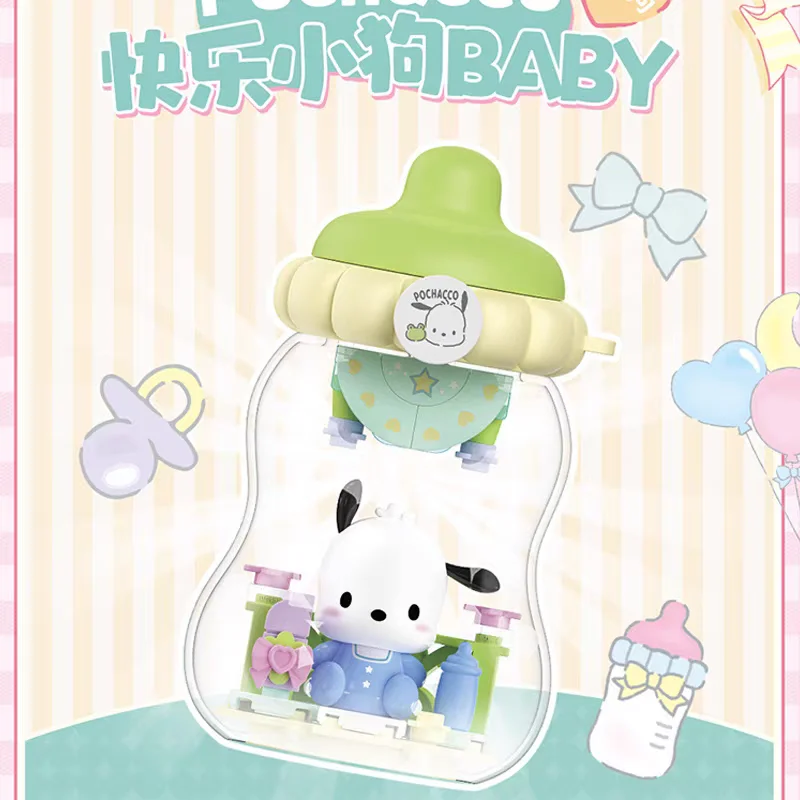 

TOPTOY Genuine Sanrio Family Ton Ton Bottle Series Blind Box Cute Loomi Melody Assembly Toy Ornaments Trendy Collectible