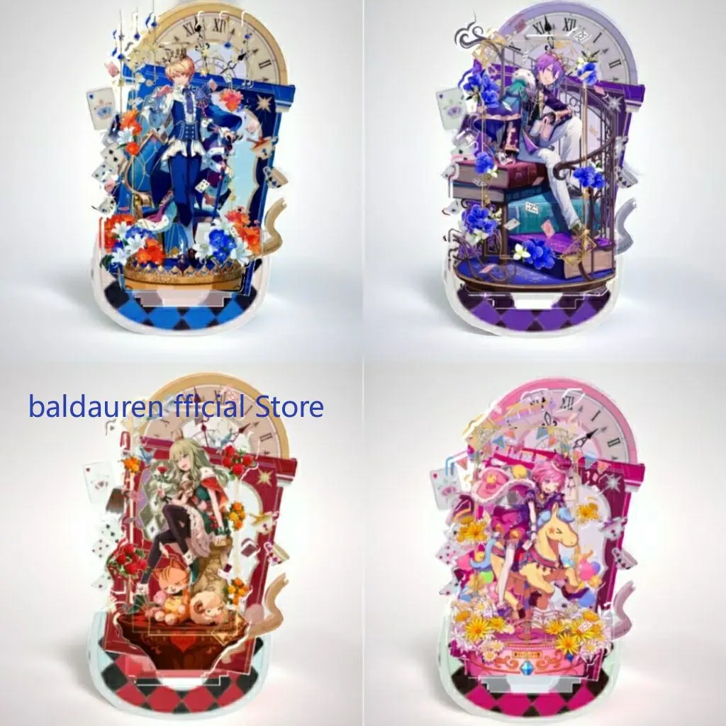 مشروع Sekai Pjsk Tenma Tsukasa Kamishiro Rui Kusanagi Nene Otori Emu HD البينية الاكريليك حامل نموذج مكتب عرض الدائمة