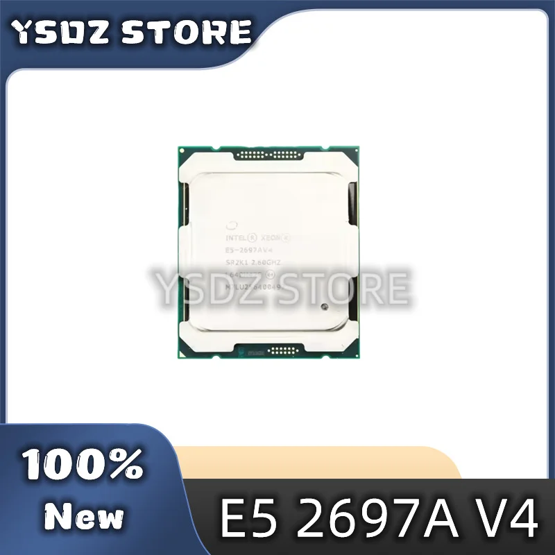 1PCS/LOT Used Test perfect Intel Xeon E5 2697A V4 2697AV4 2.6GHz 16-Core 32-Thread LGA 2011-3 processor in stock