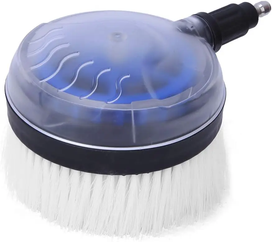 

CAR Pressure Washer Rotating Brush, 360-DEGREES FANSHAPED for HIGH Pressure Water