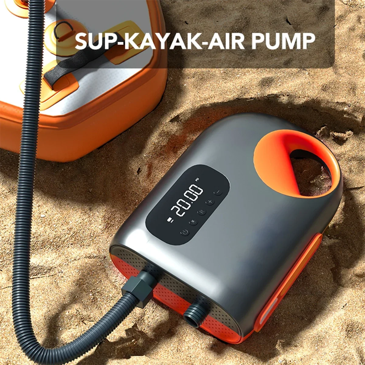 20Psi Dc Inflatable Wired Electric Air Pump High Speed Compressor for Outdoor Surfing Paddle Board Airbed Sup Boat Kayak