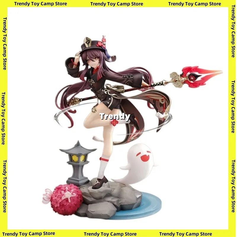 

【In Stock】Genshin Impact 27cm Hu Tao Xuemei Edition. 1/7 Scale Action Figure Cartoon Model Toy Gift Collection