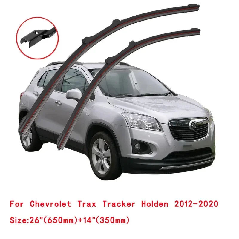 For Chevrolet Trax Tracker Holden 2012-2020 Car Windshield Wiper Blade Front Windscreen Brushes Washer Accessories Cleaning