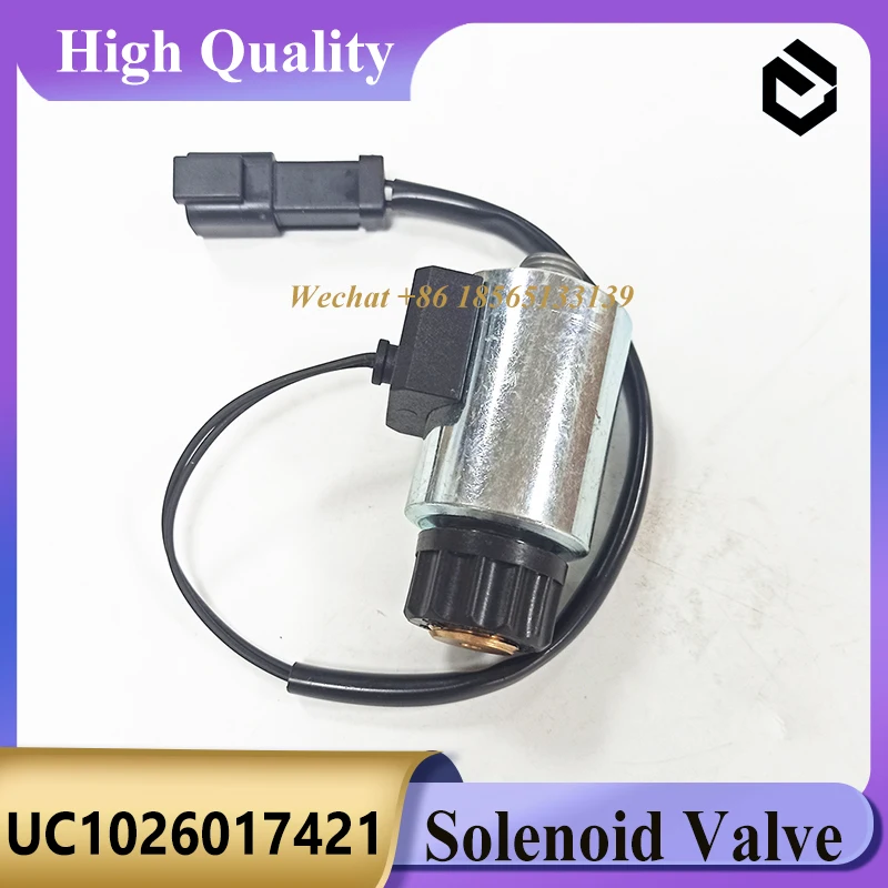 

UC1026017421 Solenoid Valve UC1026017421 Solenoid for Komatsu WA150-5 WA320L-5 WA320PT-5L WA320-5