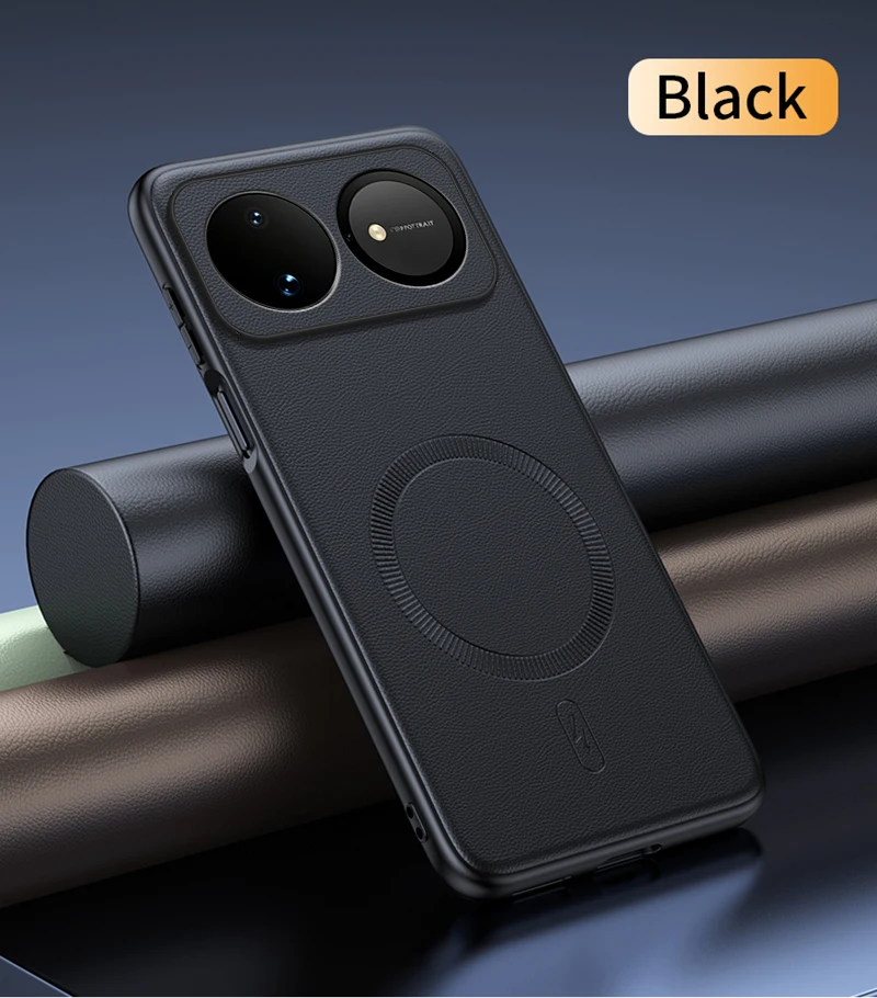 Für Huawei Nova 16: Magnetische Schutzhülle aus Leder, Anti-Fingerabdruck, rutschfest, aus PC+TPU. – Detail 19