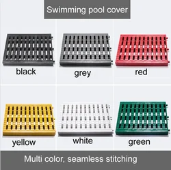 Thickened and spliced drainage grid cover plate of swimming pool bathroom kitchen ABS three interface sewer cover plate