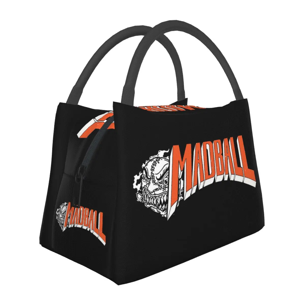 Madball Sticker Insulated Lunch Bag for School Picnic Storage Food Boxes Portable Container Cooler Thermal Lunch Box Tote