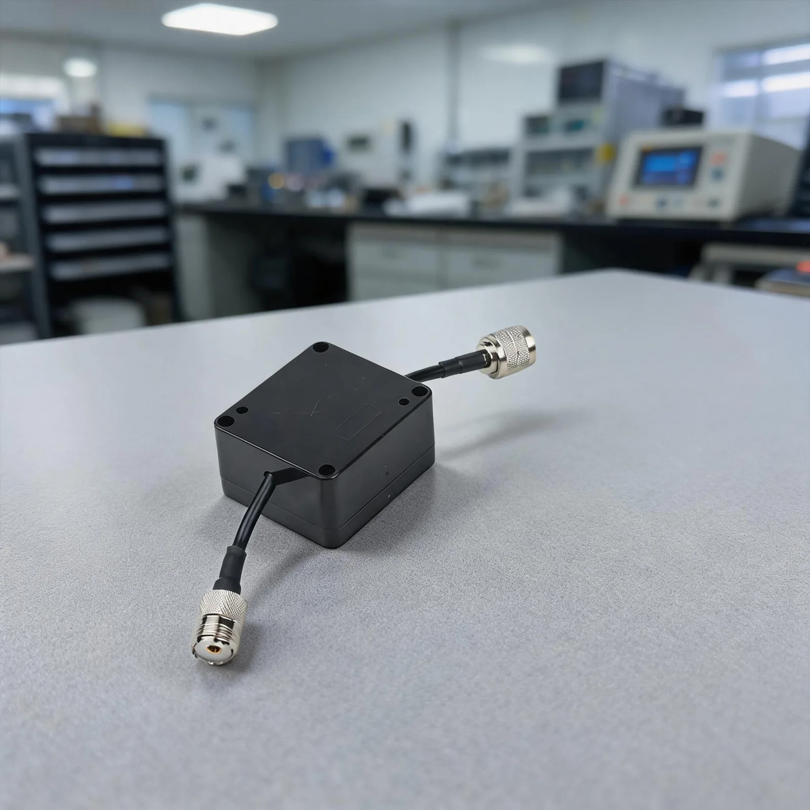 EM25 Ferrite Choke Coil in Black ABS Housing for HF Transceiver 1.8-30MHz 1:1 Balun Drop Dust Moisture Resistant