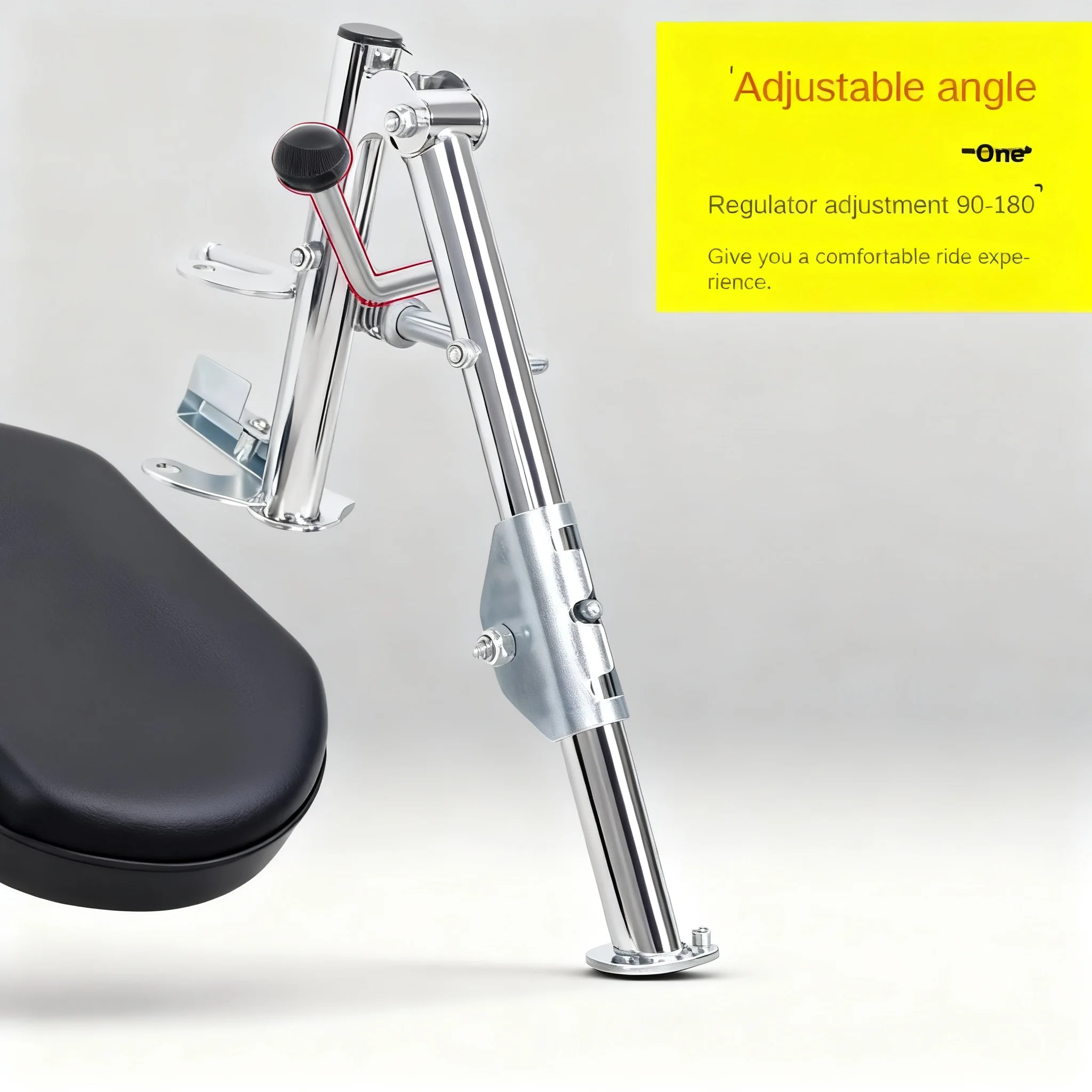 Mobile wheelchair replacement accessories, including a lifting suspended footstool with leg guards and straight leg footrests