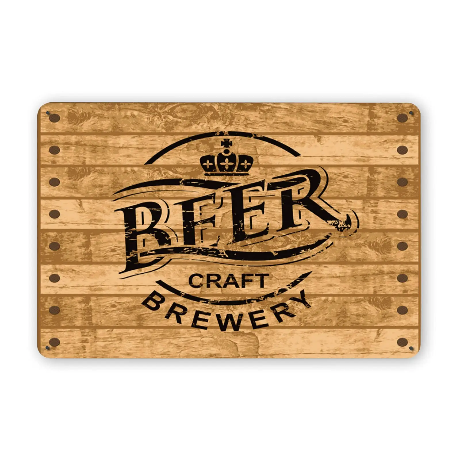 Beer Craft Brewery Metal Signs,Beer Accessories for Men Beer Decor for Man Cave 8x12 Inches