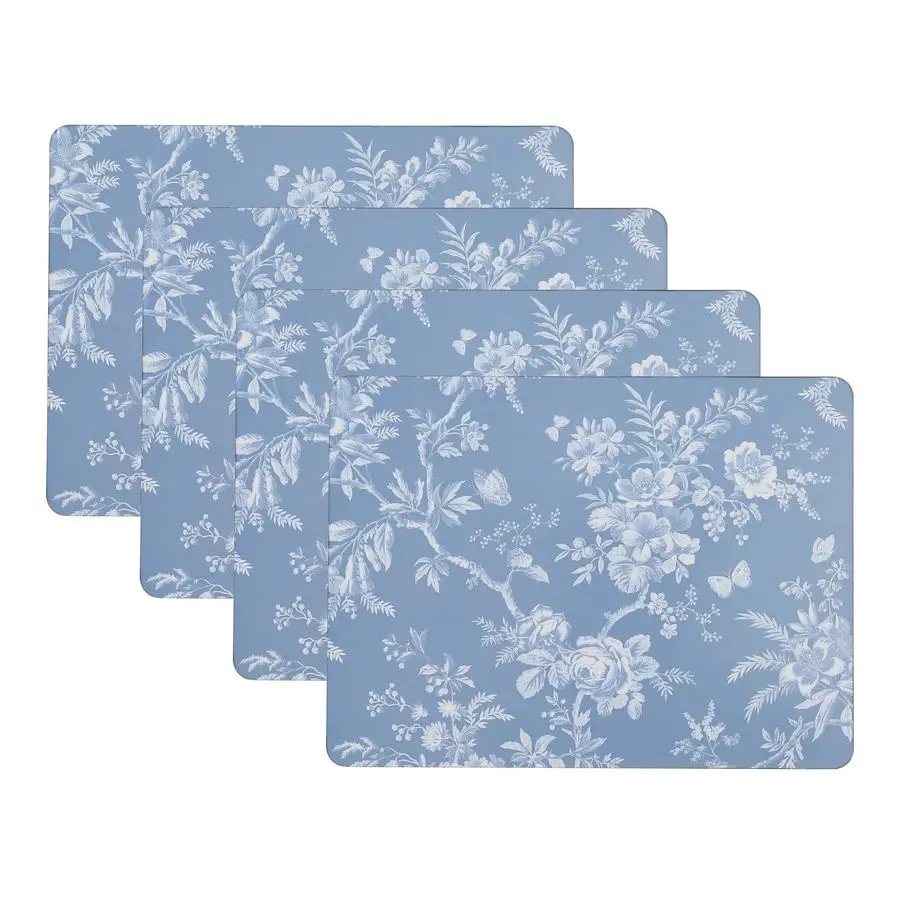 

Cork Placemats 16 x 12inch for Kitchen and Dining Tables, Heat Resistant, Durable, Easy Clean, Set of 4, Walled Garden