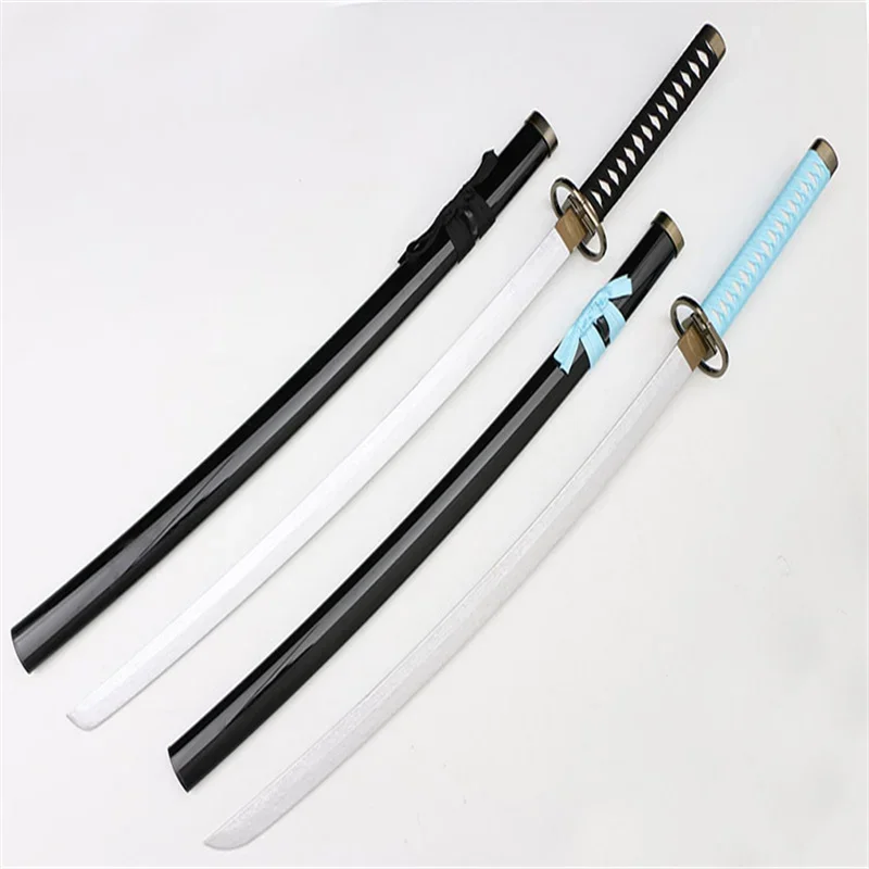 Cosplay Anime Ichimaru Gin Bleach Katana Wood Cool Sword Weapon Role Playing 2 Style Model Prop 104cm