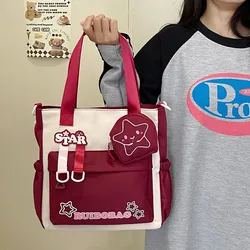 Versatile borsa per ragazze adolescenti con portamonete in cartone animato, borsa a tracolla simpatico cartone animato, borsa a tracolla Super Cool, borse da scuola per studenti,