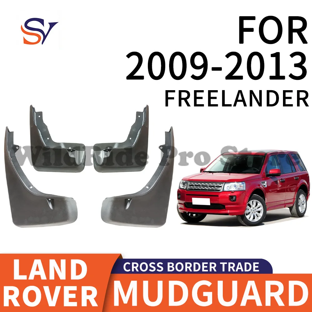 

Front and Rear Mud Flaps for Land Rover Freelander 2 2009-2013 Easy Installation PP Plastic Tire Protection