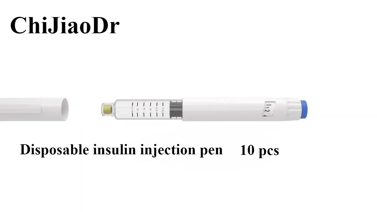 Wegwerpbare steriele insuline-injectiepen met instelbare groeihormondoseer, roterende en perstype injectiepen - afbeelding 1