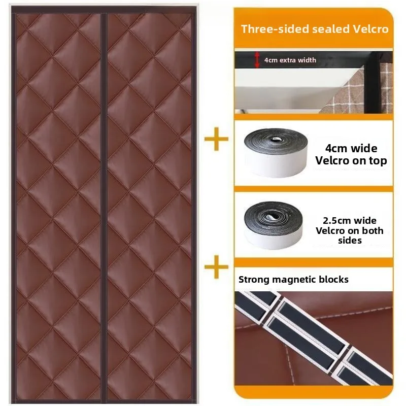 

Зимняя термозащитная дверная штора для дома, спальни, гостиной, ресторана, кухни, холодостойкая, для защиты от холода, для квартиры, для холодных помещений.