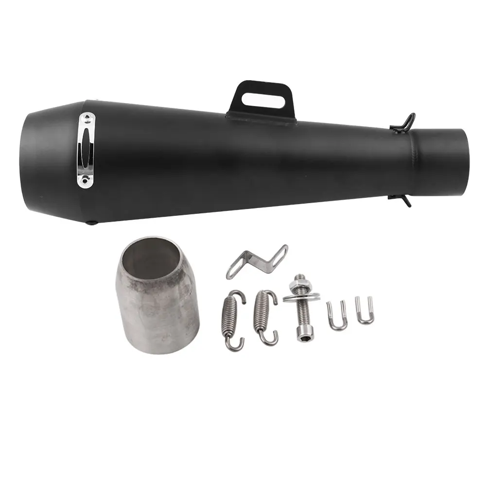 High Temperature Resistant Black M4 Motorcycle 51 mm Exhaust Muffler Pipe with DB Killer Slip 6