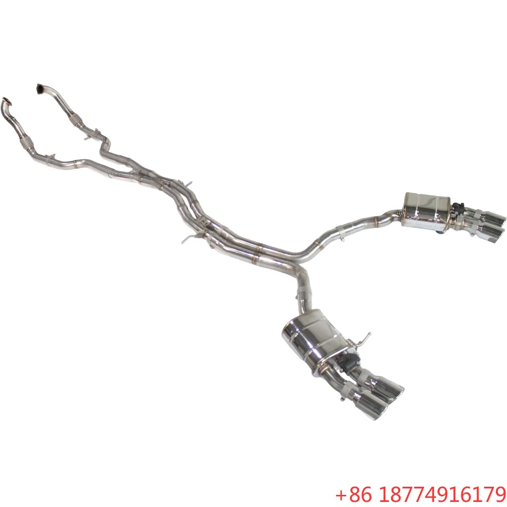 

Ss304 Factory OEM Customized for S4/S5 B8 B9 3.0T 2013-- Valvetronic Sports Catback Exhaust Muffler Pipe