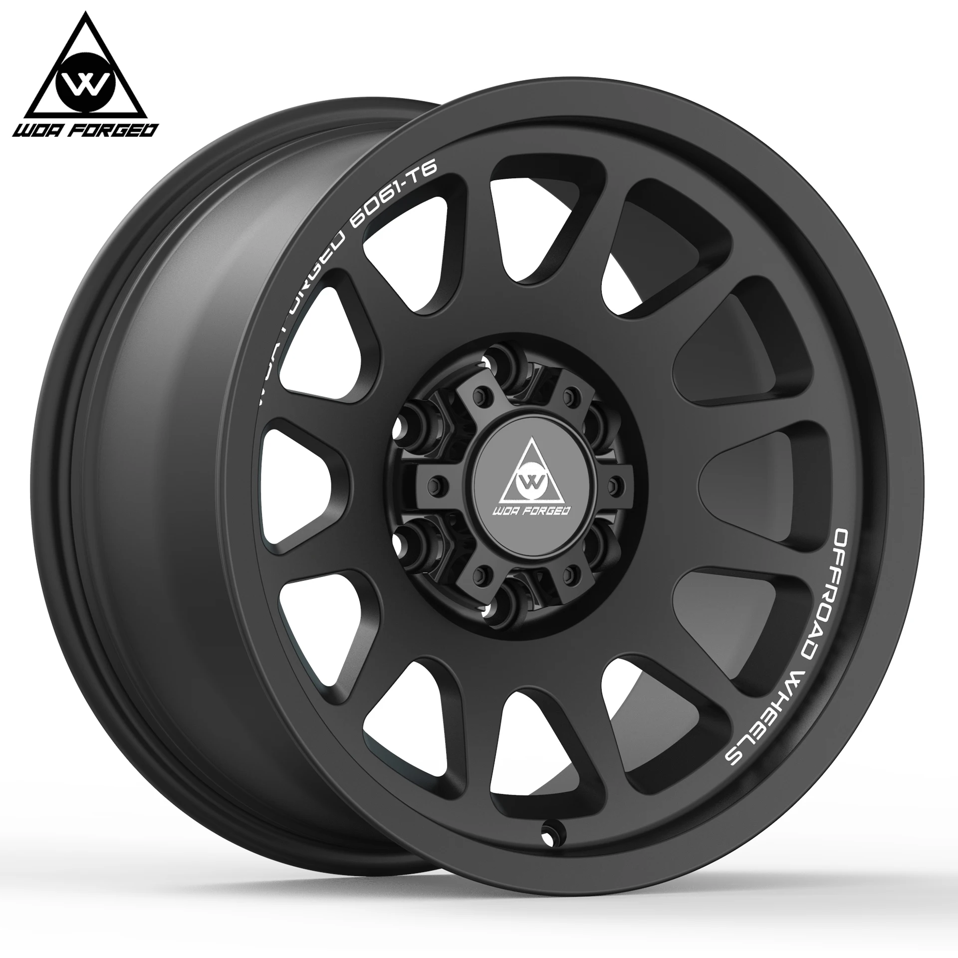 Custom Forged Wheels Bronze Off Road Alloy Aluminum 5 Year 17 18 Inch 5 6 Holes Car Rims Black Deep Concave for Jeep Wrangler