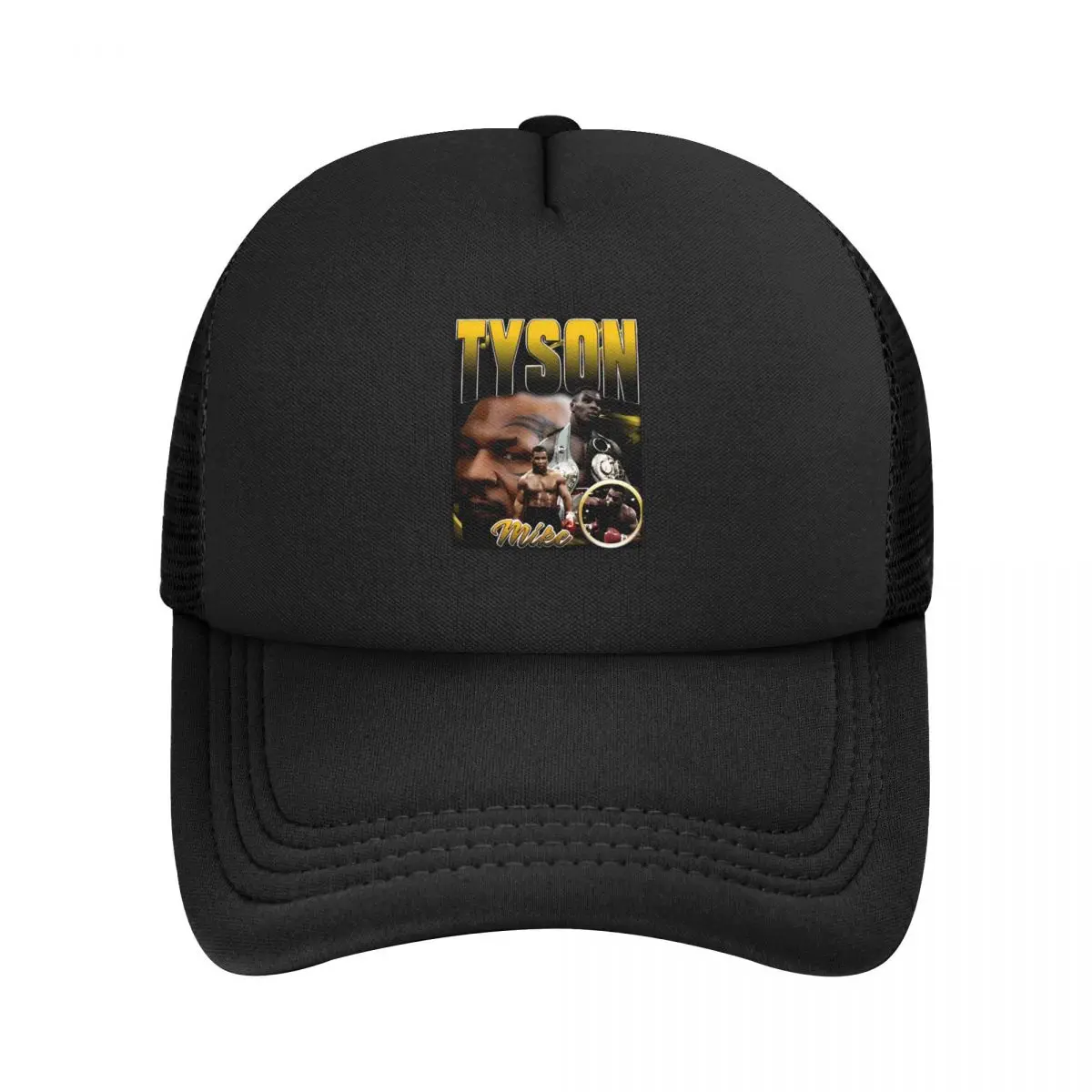 Mike Tyson Mesh Baseball Caps Men Women Sun Hats Boxing Gym Boxer Hat Adjustable Snapback Caps Fishing Hat Summer Trucker Cap