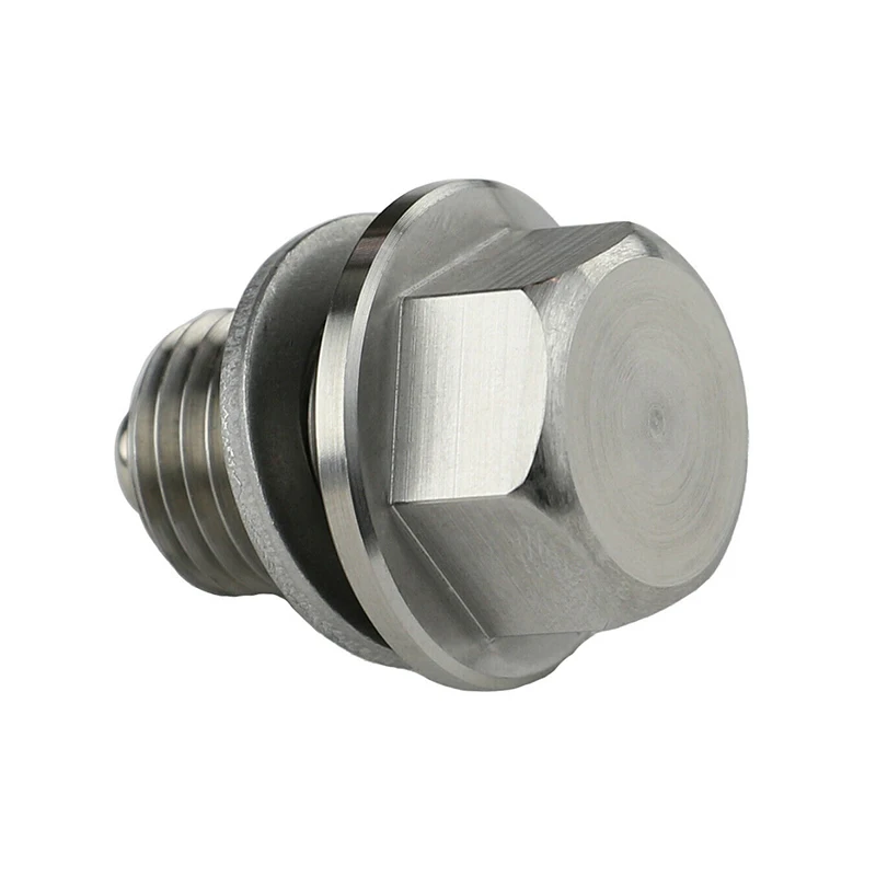 Stainless Steel Magnetic Oil Drain Screws for Automotive Parts, Engine Turbochargers, M12, M14, M16, M18, M20 Oil Plugs