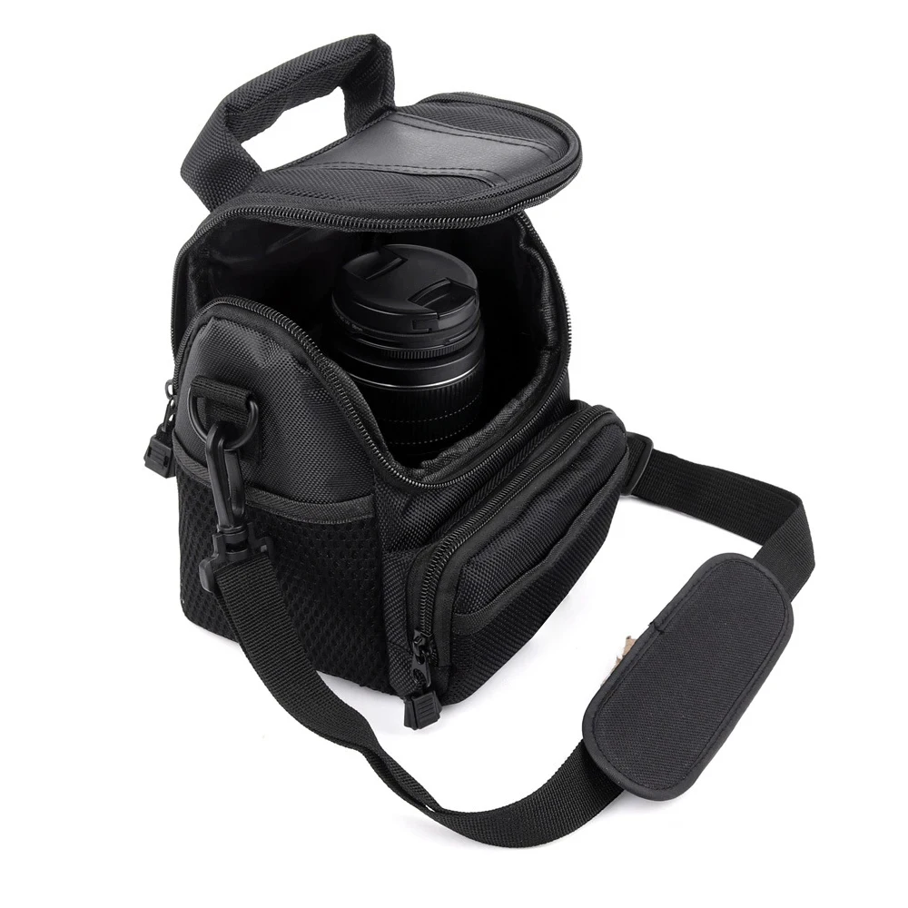 DSLR Camera Bag New Shoulder Storage Case DV Telephoto Camera Bag for Nikon Sony Canon Cameras Card Camera Women Small Size Bag