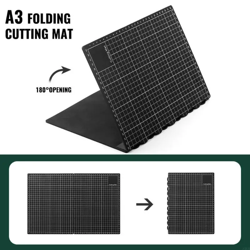 

PP Folding Cutting Mat for Model Builders with Lines for Precise Cutting NonSlip Bottom Crafting Model Supply A2UB