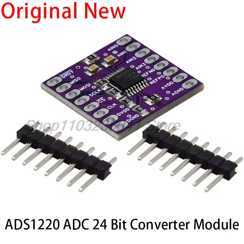 ads1220-adc-24-bits-modulo-conversor-i2c-baixa-potencia-24-bits-conversor-analogico-para-digital-spi-3v-5v-para-arduino-diy