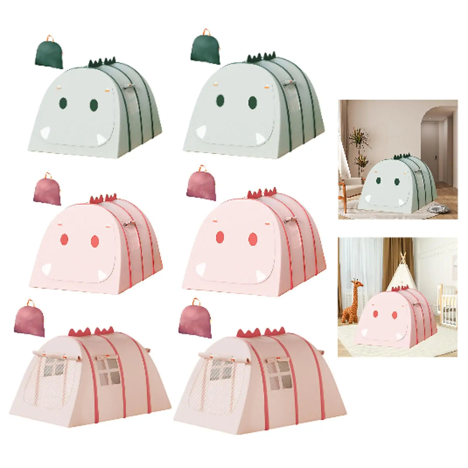 

Kids Play Tent with Window Indoor Outdoor Playhouse Tent with Carrying Bag for Girls Boys Nursery Daycare Role Pretend Play