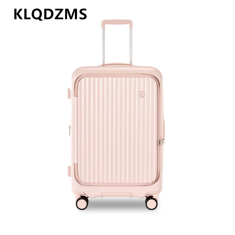 

KLQDZMS Luggage Travel Bag 22"24"26"28 Inch Large Capacity Trolley Case 20" Student Boarding Box with Wheels Rolling Suitcase