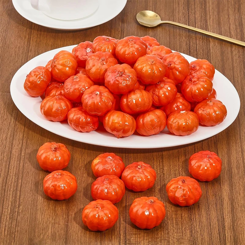 20/30 個ミニカボチャプラスチック人工野菜収穫秋パーティ - Home Decor Center のレビューと価格