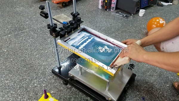 Pequeña impresora de pantalla automática para globos de látex