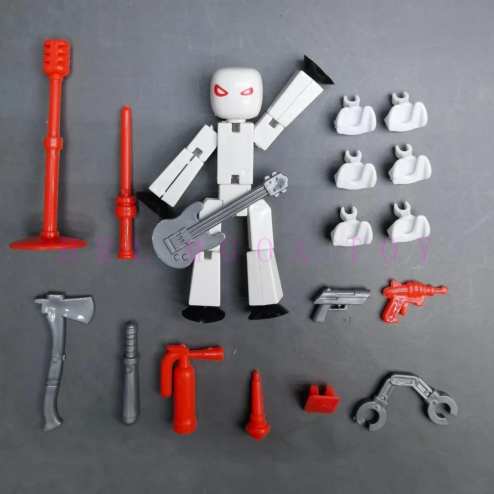 Może wybrać 8cm Stikbot Sticky Robot Action Toy Figures z przyssawką Odkształcalne plastikowe figurki zwierząt Stikbot Toys