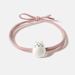 Cute Ins Chinchilla Hair Rope Bow Hair Accessories Ladies Head Rope High Elastic Rubber Band Children's Rubber Band Headdress